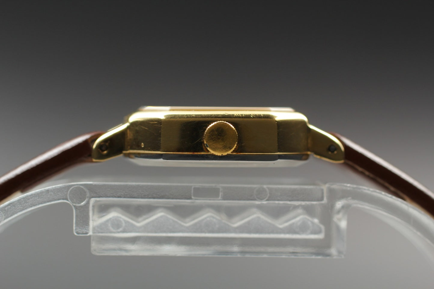 Vin.1991 [N MINT] SEIKO 1421-5060 Square Gold Quartz Ladies Watch From JAPAN