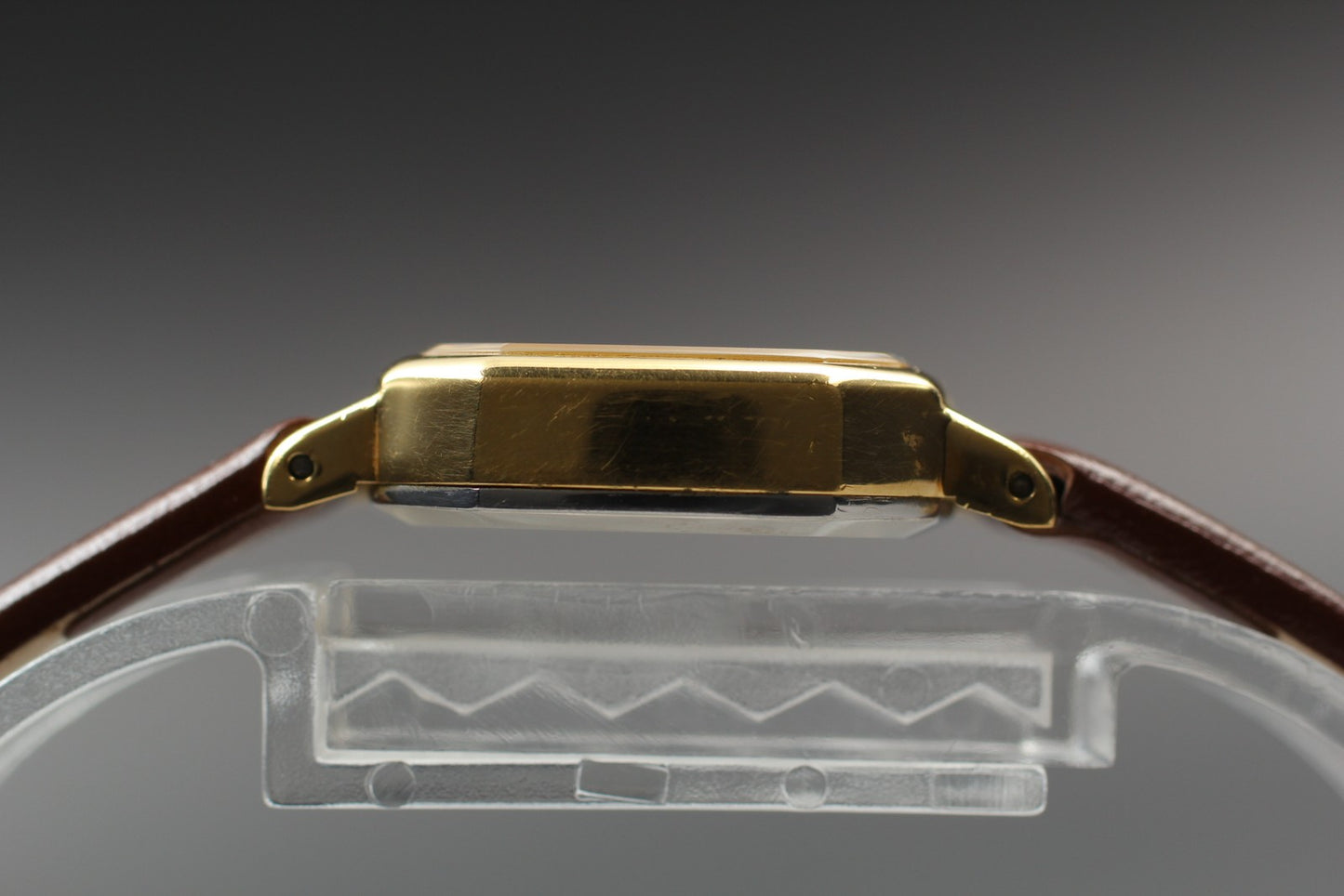 Vin.1991 [N MINT] SEIKO 1421-5060 Square Gold Quartz Ladies Watch From JAPAN