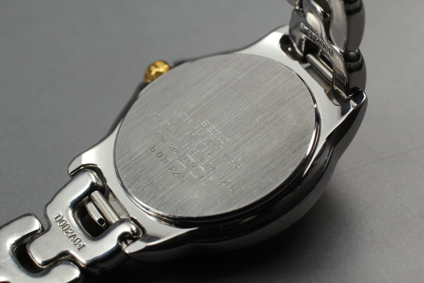 Vtg.1995 [N MINT] SEIKO LUCENT 7N01-6740 28mm Gold Quartz Men's Watch From JAPAN