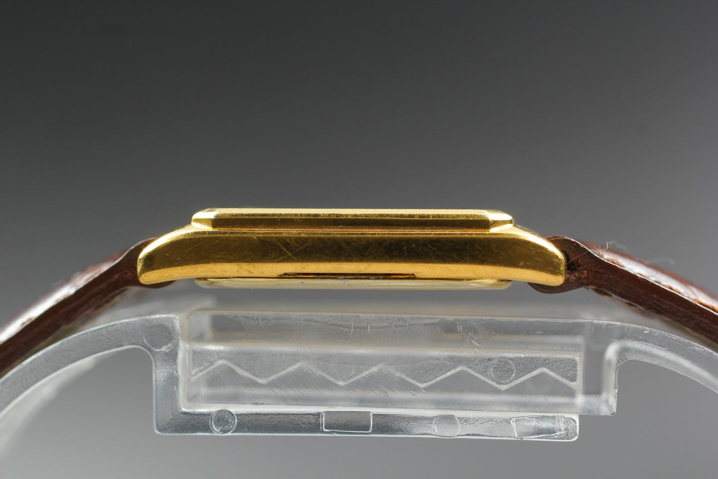 Vtg.1992 [N MINT] CITIZEN EXCEED 5437-F44506 Tank 19mm Quartz Ladies Watch JAPAN