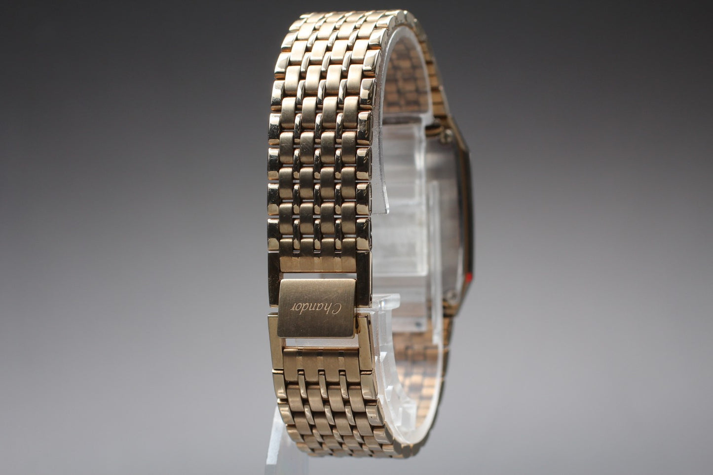 Vintage [N MINT] ORIENT Chandor C75520-40 Tank 27mm Quartz Men's Watch JAPAN