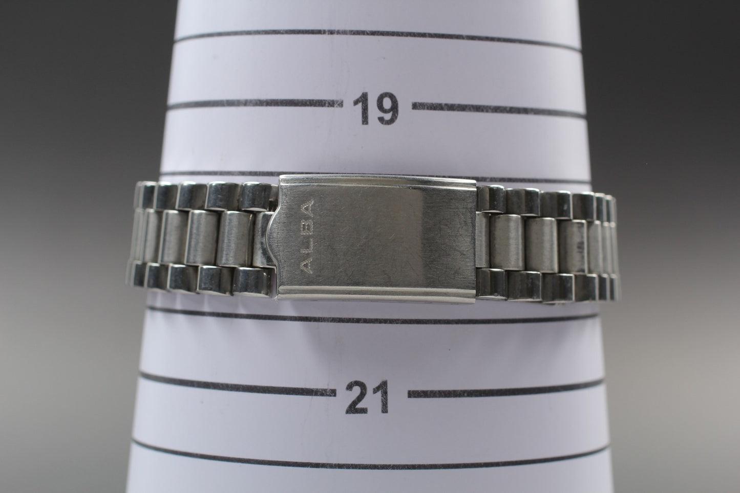 Vtg.1997 [N MINT] SEIKO ALBA V732-0D10 Round Day/Date Quartz Men's Watch JAPAN