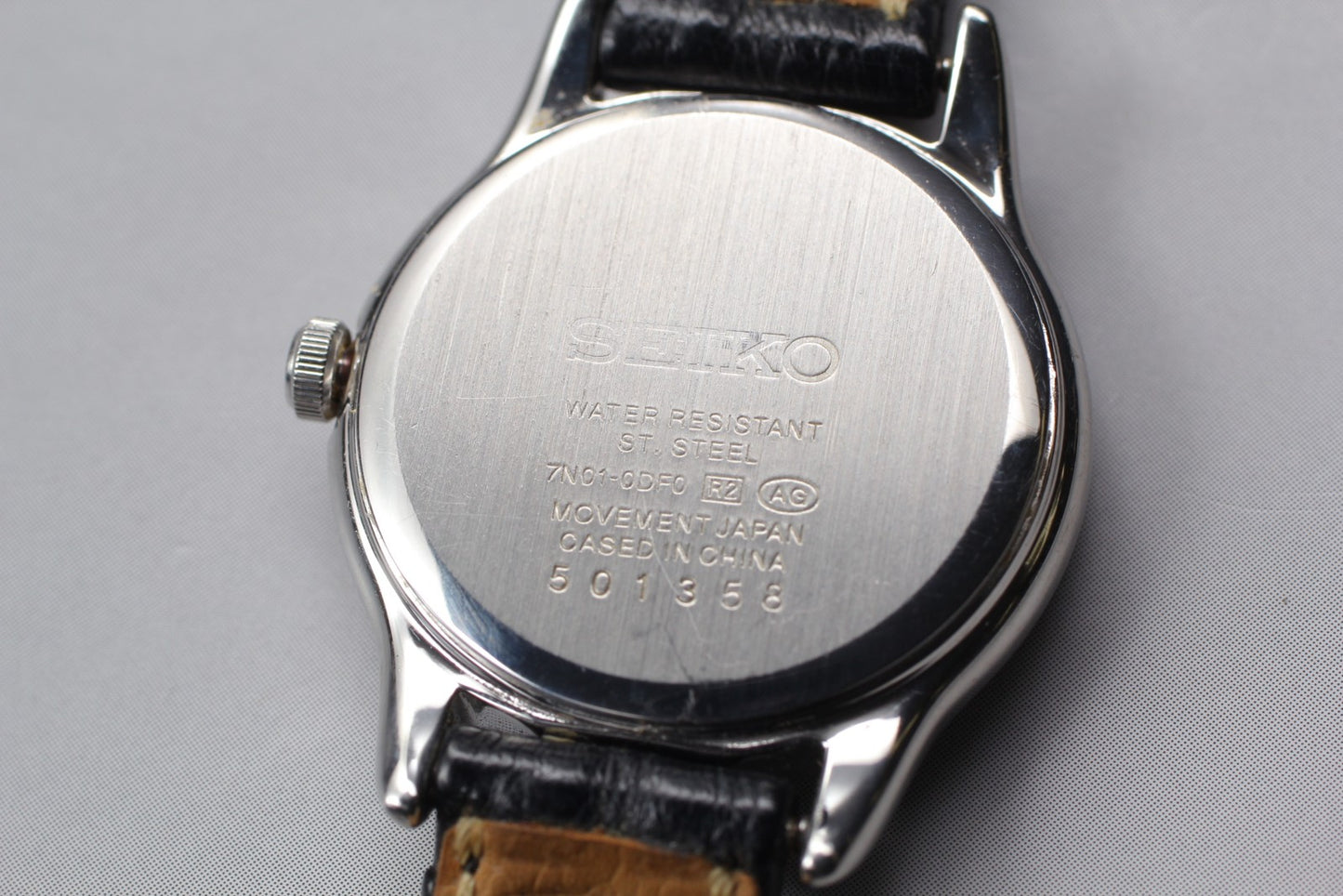 Vintage 1995 [N MINT / New Batt] Seiko 7N01-0DF0 Quartz Ladies Watch From JAPAN