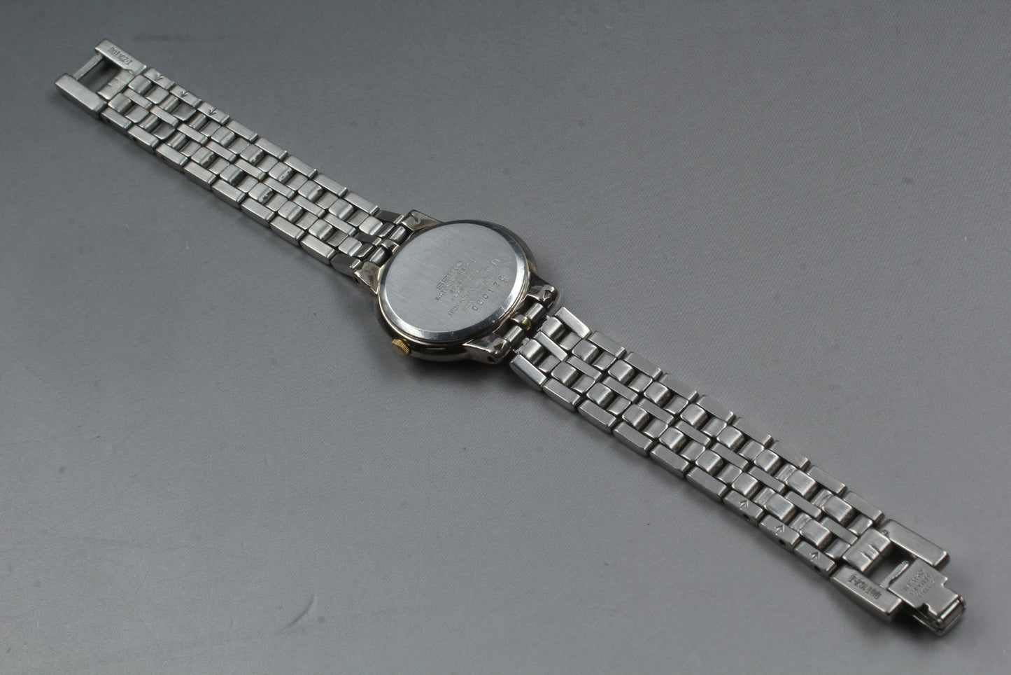 Vtg.1990 [N MINT] SEIKO LUCENT 1F21-0K70 Roman 23mm Quartz Ladies Watch JAPAN