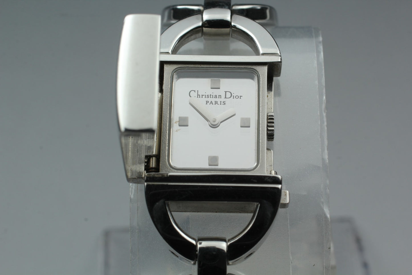 [Near MINT] Dior Pandiola D78-100 Bracelet Silver Quartz Ladies Watch JAPAN