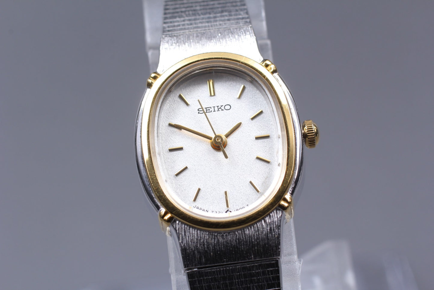 Vtg.1985 [N MINT / New Batt] SEIKO 7321-6100 Bracelet Quartz Ladies Watch JAPAN