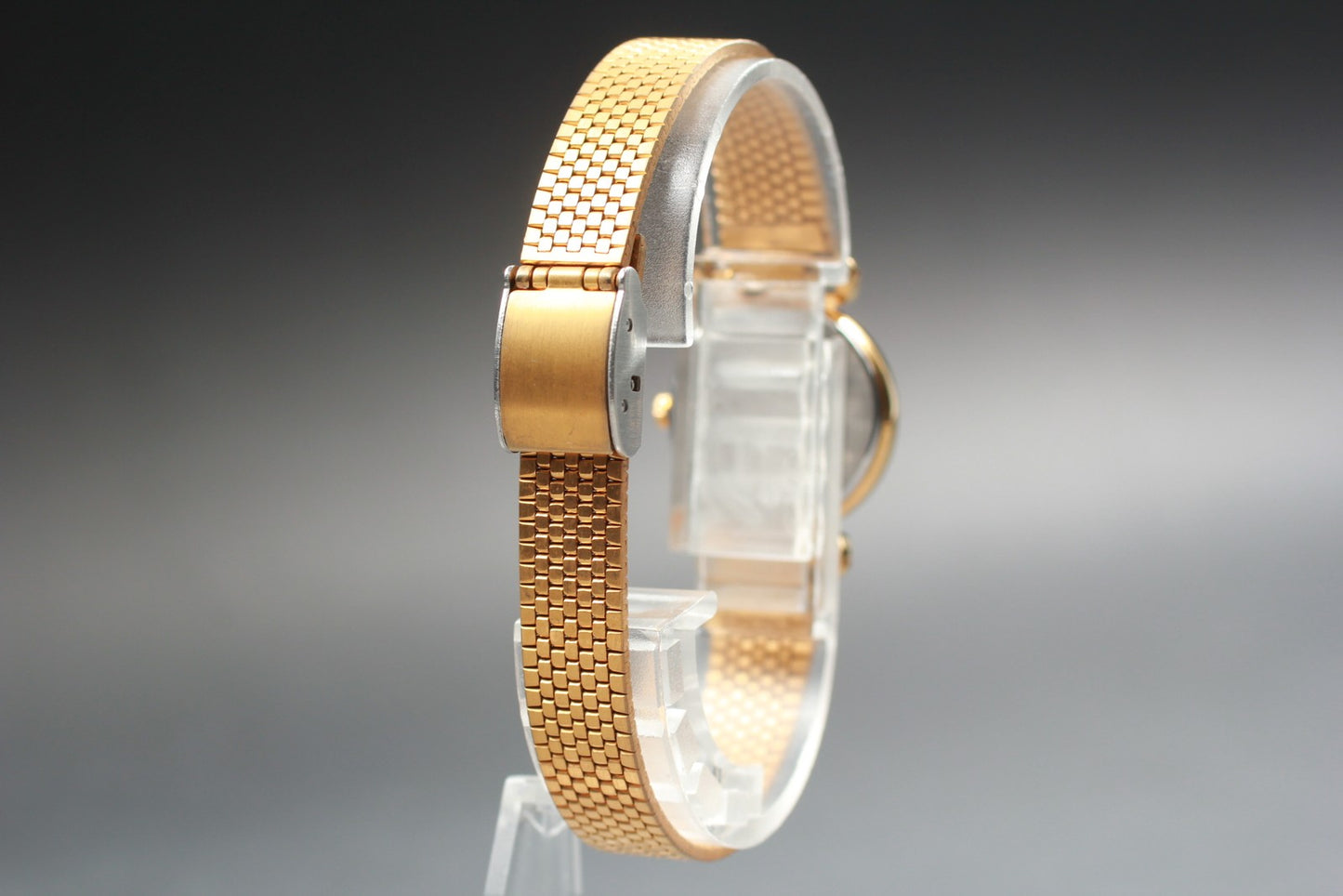 Vtg.1992 [N MINT] SEIKO 4N21-0052 22mm Bracelet Gold Quartz Ladies Watch JAPAN
