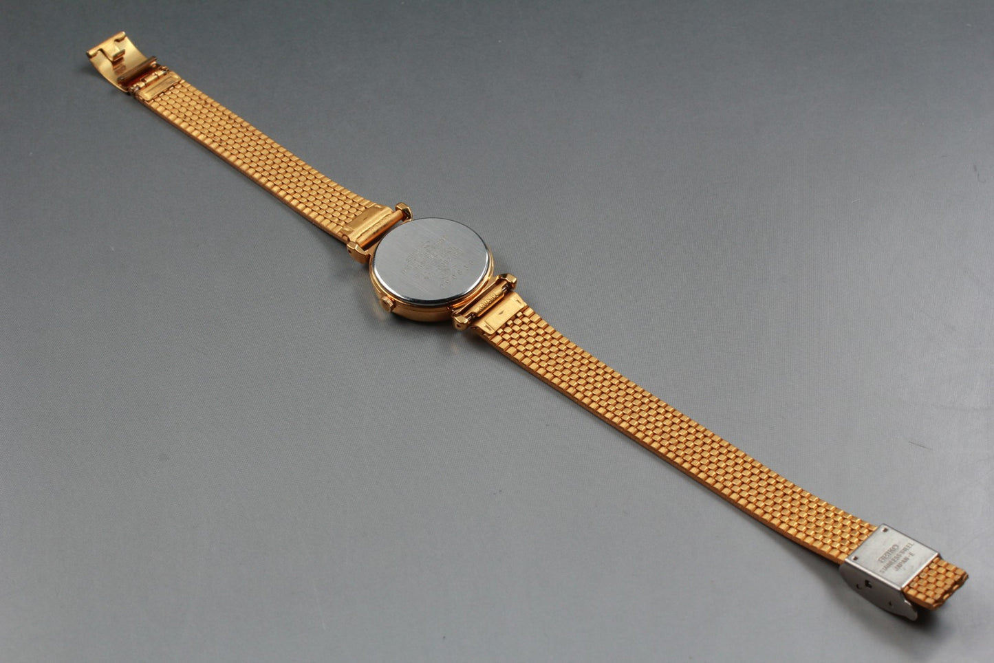 Vtg.1992 [N MINT] SEIKO 4N21-0052 22mm Bracelet Gold Quartz Ladies Watch JAPAN