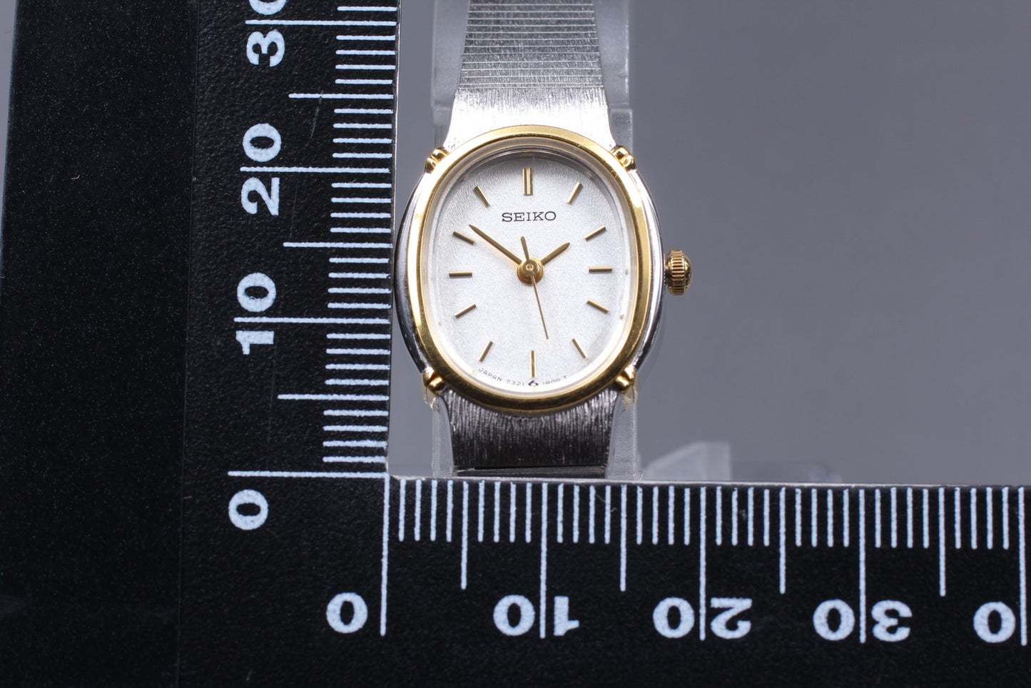 Vtg.1985 [N MINT / New Batt] SEIKO 7321-6100 Bracelet Quartz Ladies Watch JAPAN