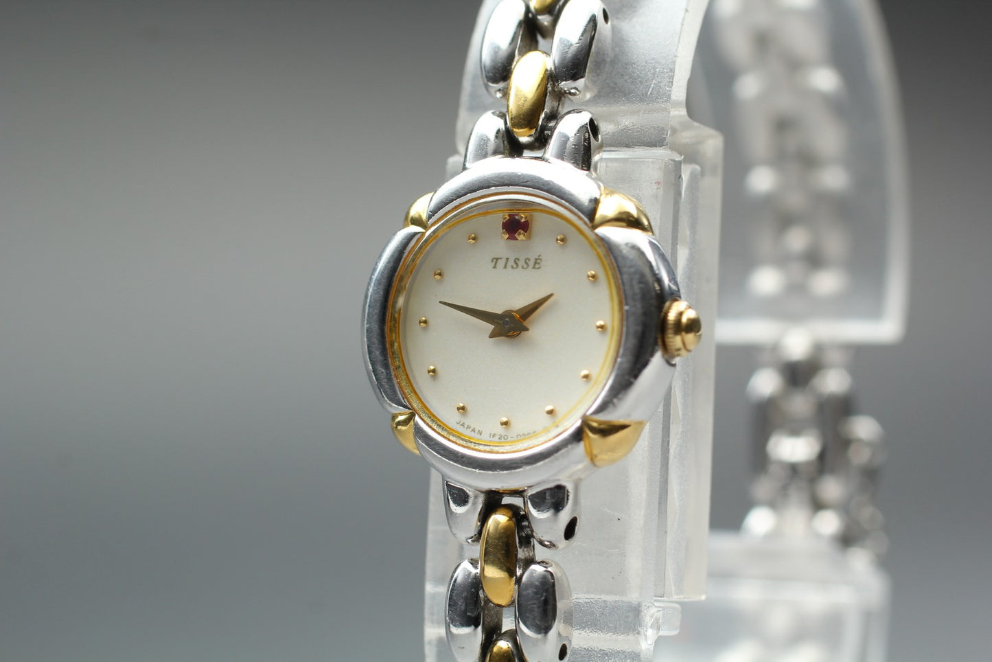 Vtg.1992 [Near MINT] SEIKO TISSE 1F20-0060 Bracelet Quartz Ladies Watch JAPAN