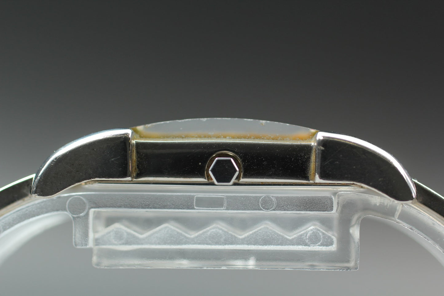 [Exc+5 w/  New Batt.] Yves Saint Laurent 5421-H16218 Blue Qz Ladies Watch JAPAN