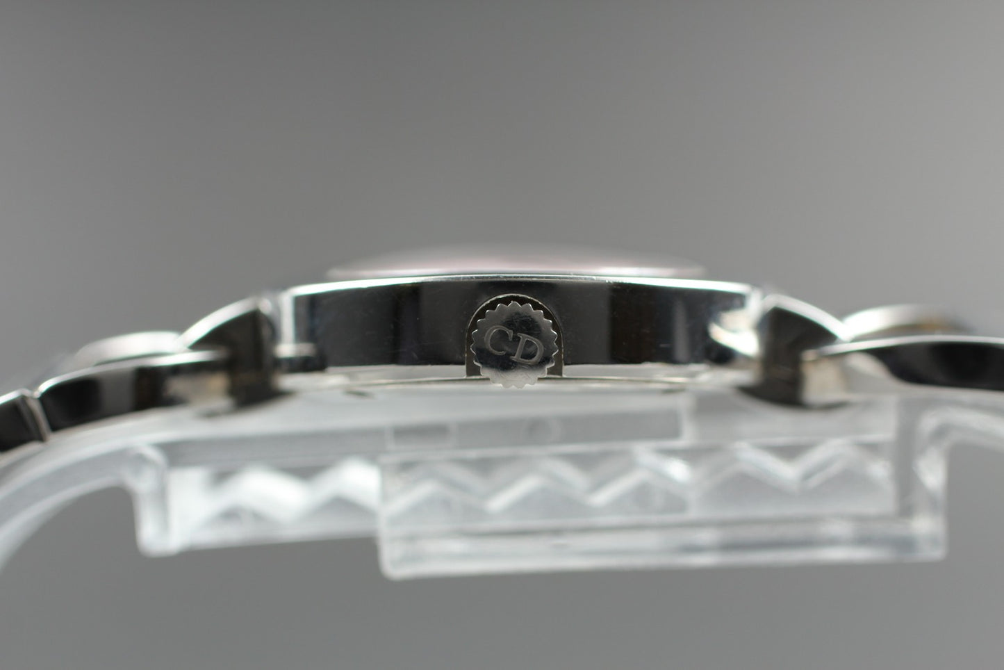[Near MINT] Dior Malice Round CD022110 Bracelet Quartz Ladies Watch JAPAN