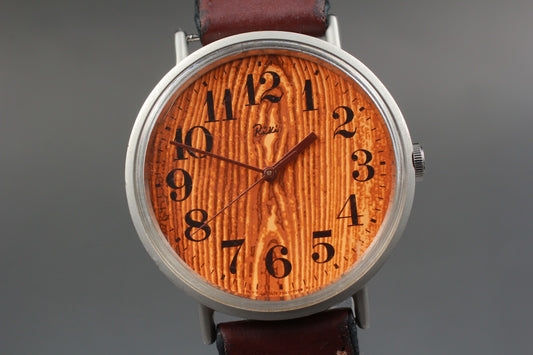 Vtg.1995 [N MINT] SEIKO ALBA Riki 7N01-0HF0 33mm grain Quartz Men's Watch JAPAN