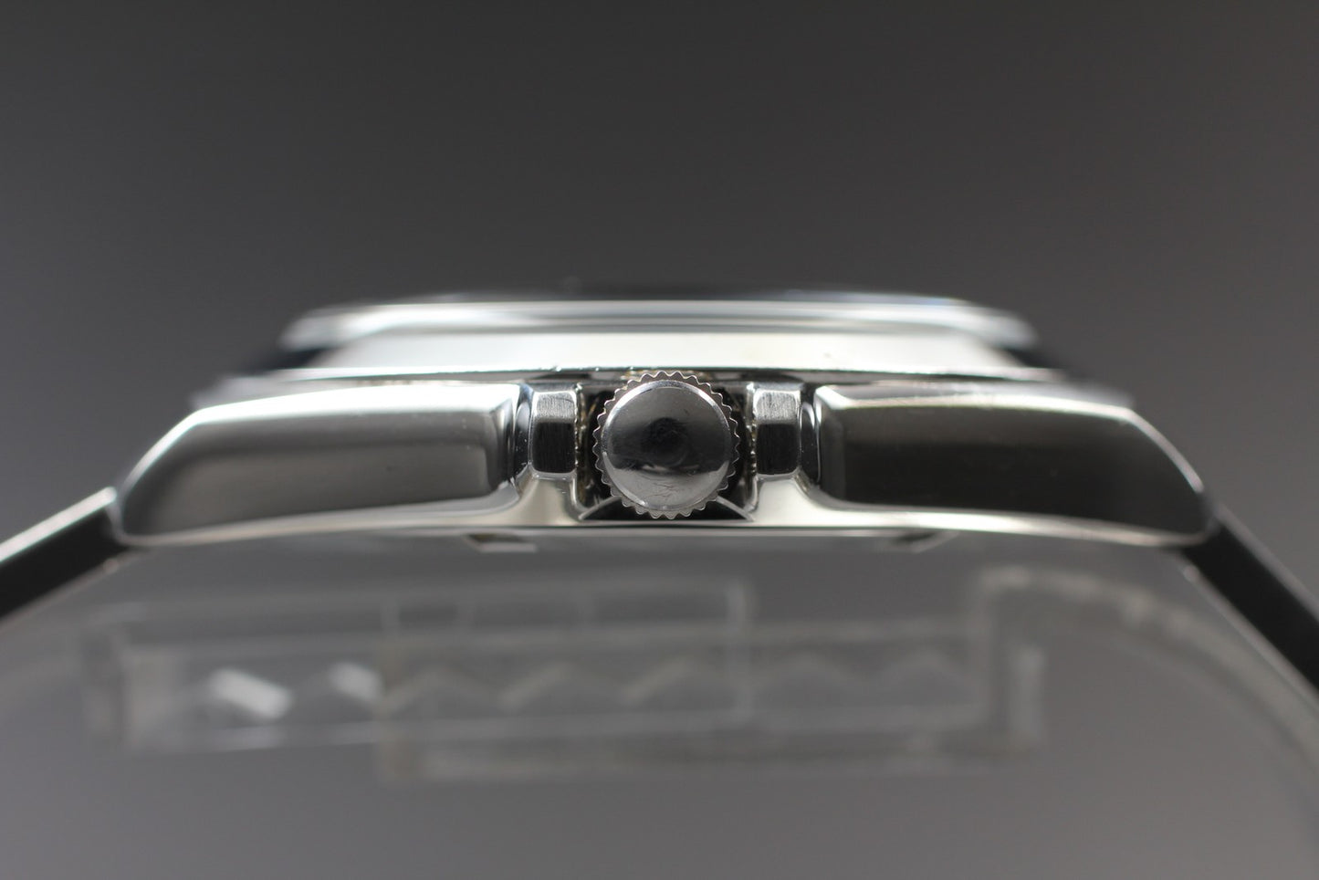 [N MINT / New Batt] Paul Smith 6038-H24741 TA Gray Quartz Men's Watch From JAPAN