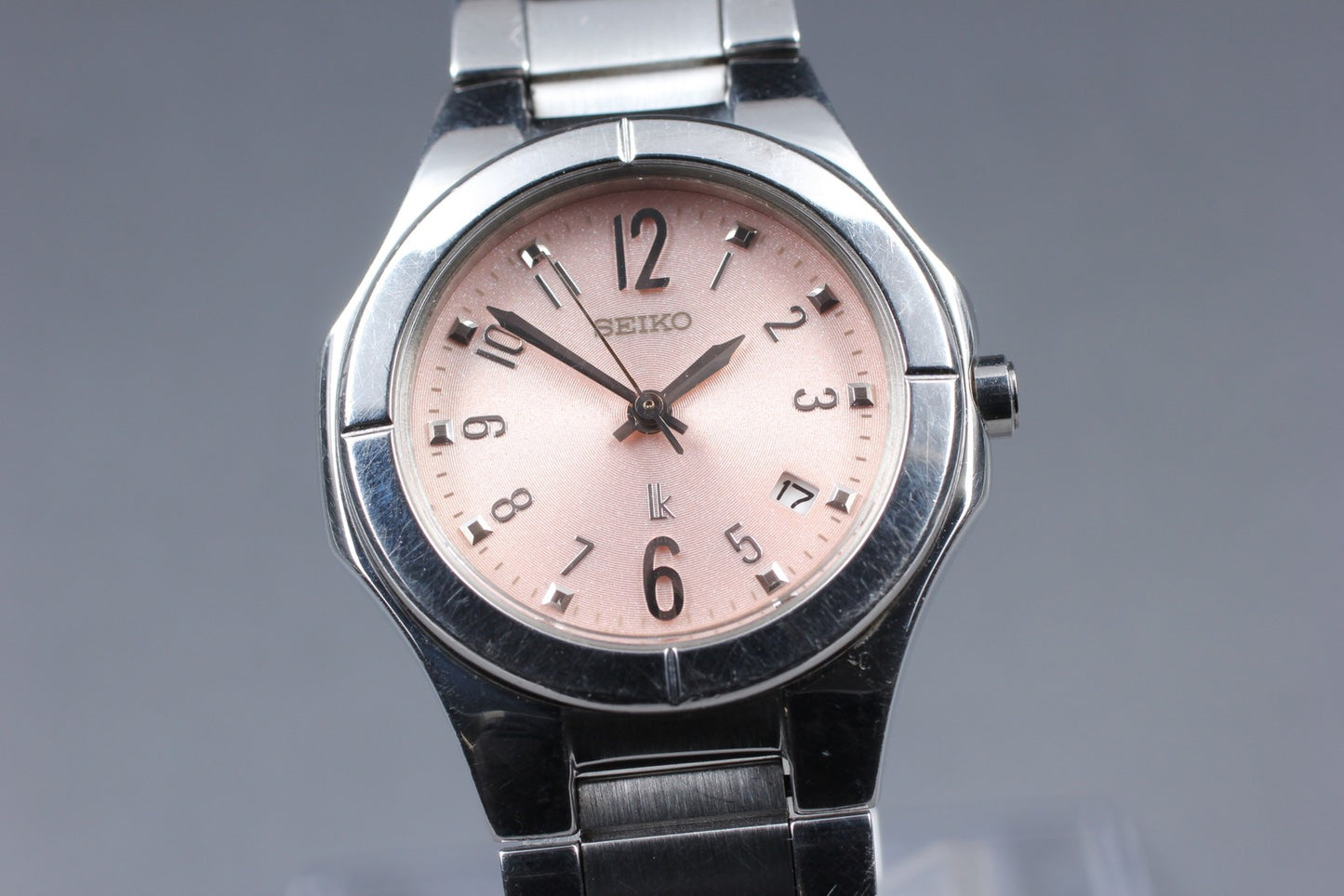 Vtg.1993 [N MINT] SEIKO Lukia 7N82-0AX0 26mm Day/Date Quartz Ladies Watch JAPAN