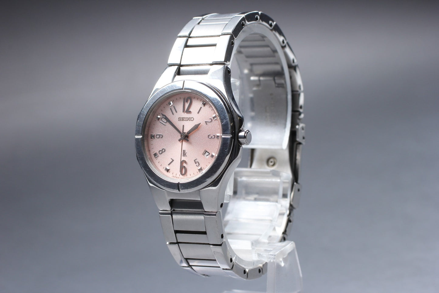 Vtg.1993 [N MINT] SEIKO Lukia 7N82-0AX0 26mm Day/Date Quartz Ladies Watch JAPAN