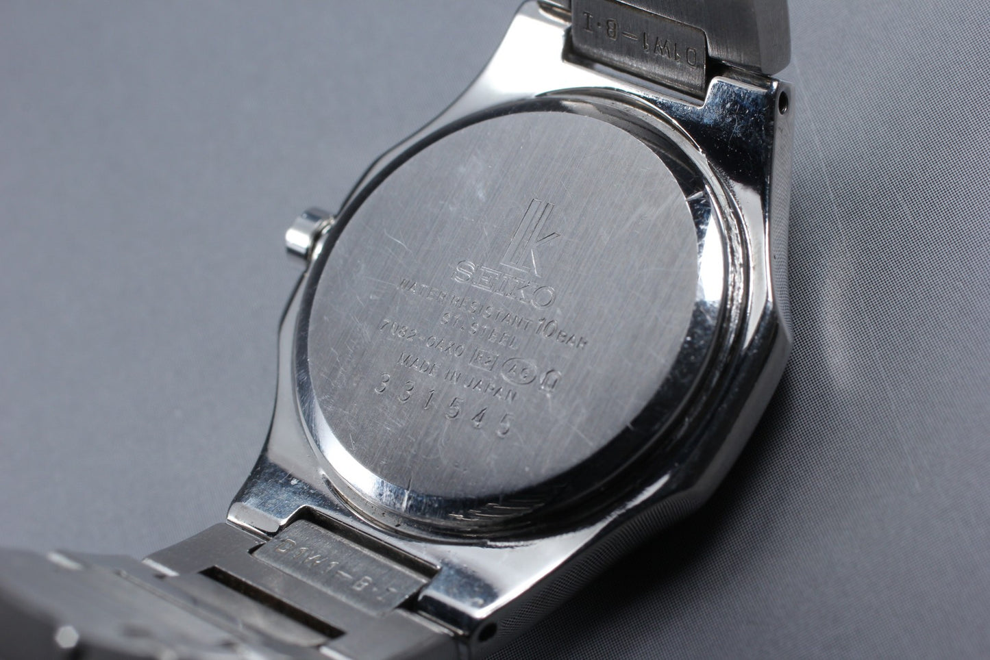 Vtg.1993 [N MINT] SEIKO Lukia 7N82-0AX0 26mm Day/Date Quartz Ladies Watch JAPAN