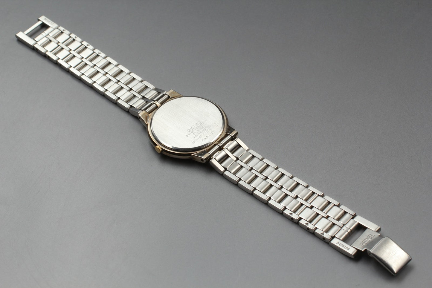 Vtg.1998 [N MINT] SEIKO LUCENT 5E21-6E90 Roman 32mm Quartz Men's Watch JAPAN