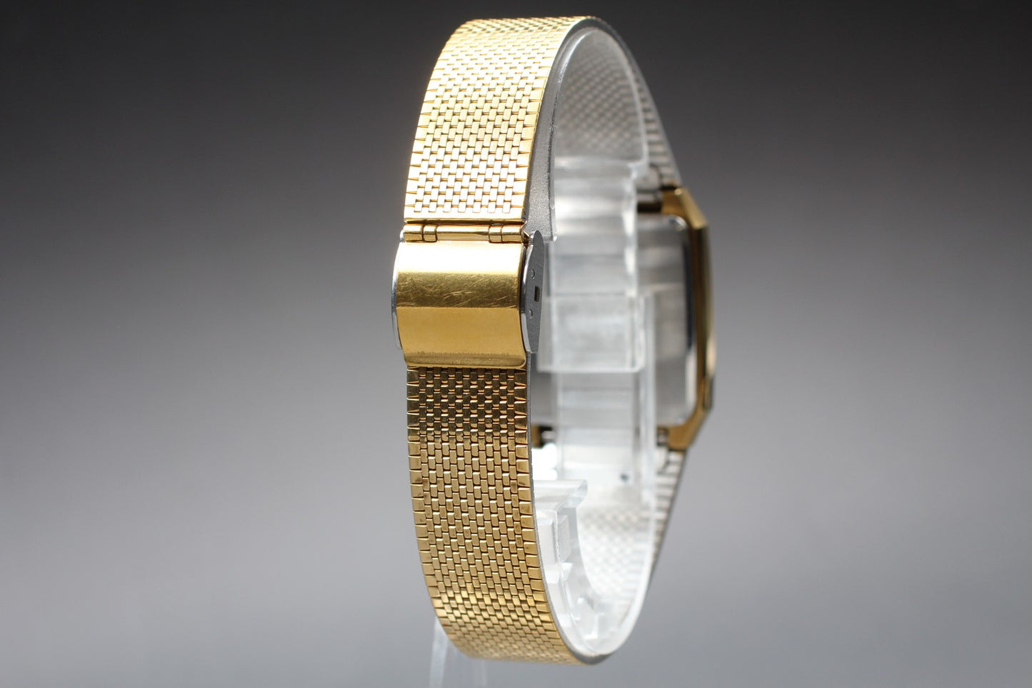 Vtg.1985[N MINT] SEIKO MAJESTA 9063-5020 Tank 29mm Gold Quartz Men's Watch JAPAN