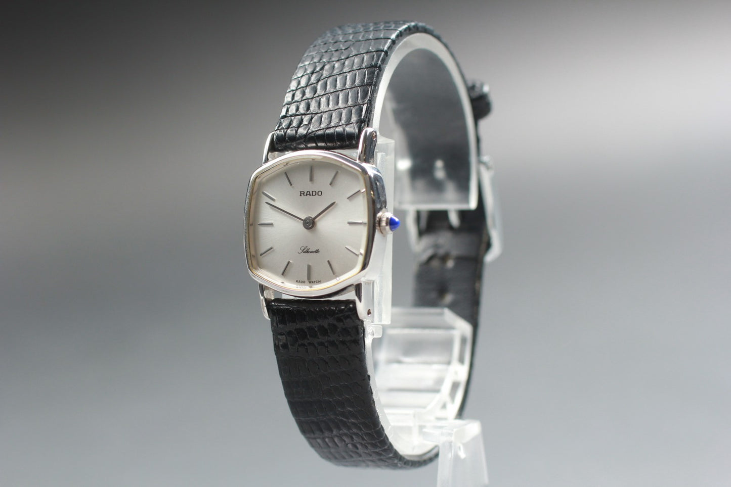 Vintage [N MINT] RADO133.9034.2 Octagon 21mm Silver Quartz Ladies Watch JAPAN