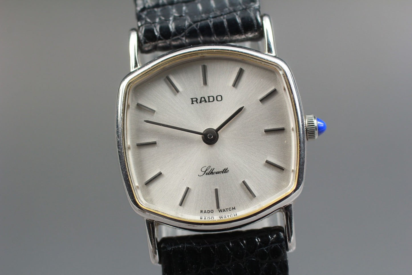 Vintage [N MINT] RADO133.9034.2 Octagon 21mm Silver Quartz Ladies Watch JAPAN