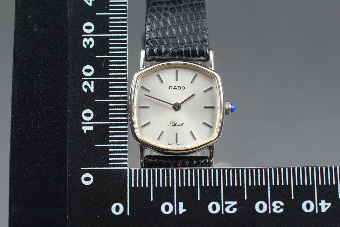 Vintage [N MINT] RADO133.9034.2 Octagon 21mm Silver Quartz Ladies Watch JAPAN