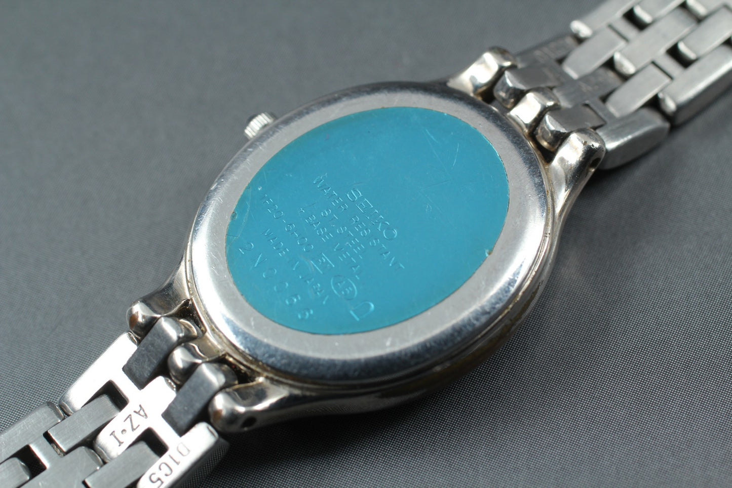 Vtg.1992 [N MINT] SEIKO EXCELINE 1F20-6H00 Oval 21mm Quartz Ladies Watch JAPAN