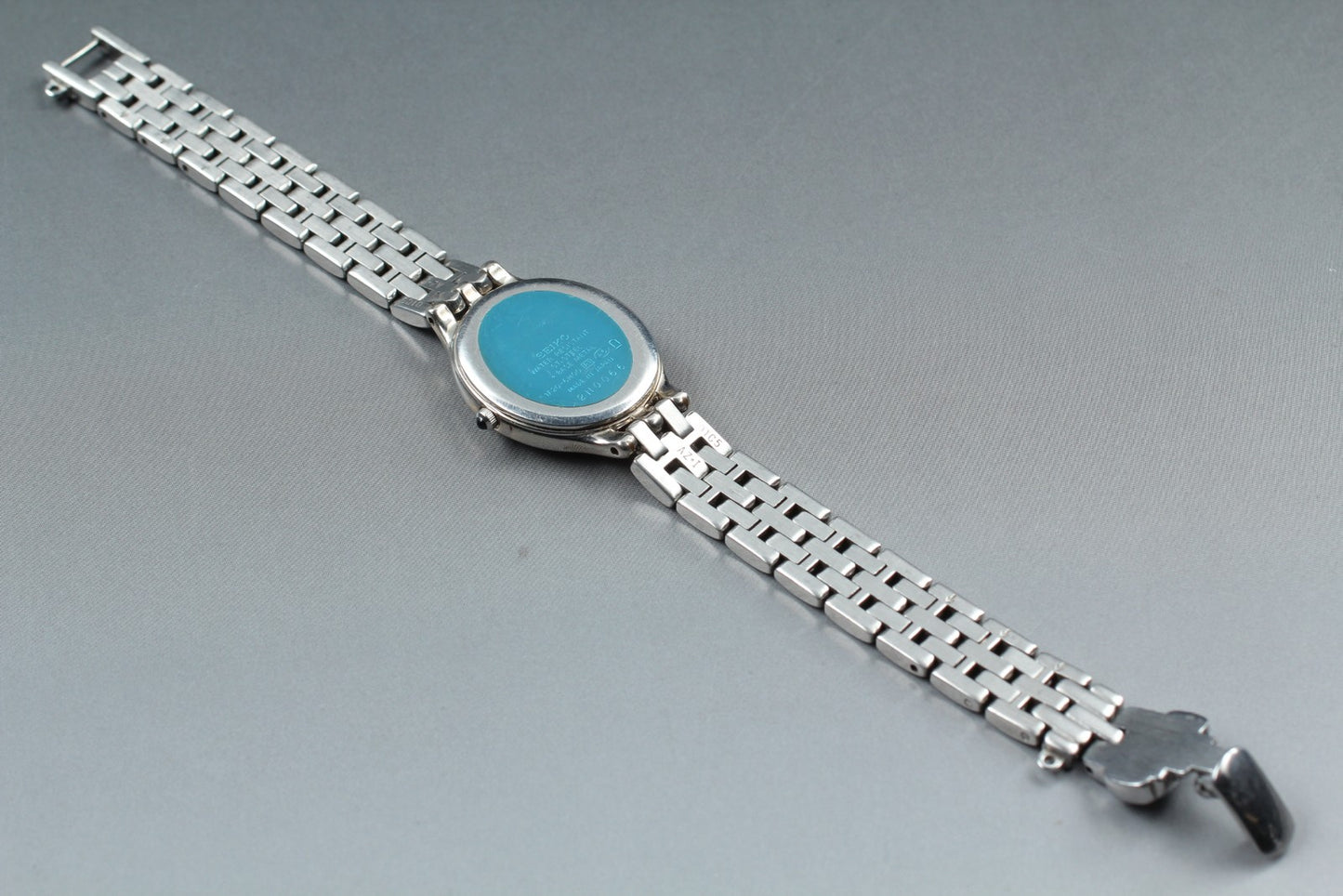 Vtg.1992 [N MINT] SEIKO EXCELINE 1F20-6H00 Oval 21mm Quartz Ladies Watch JAPAN