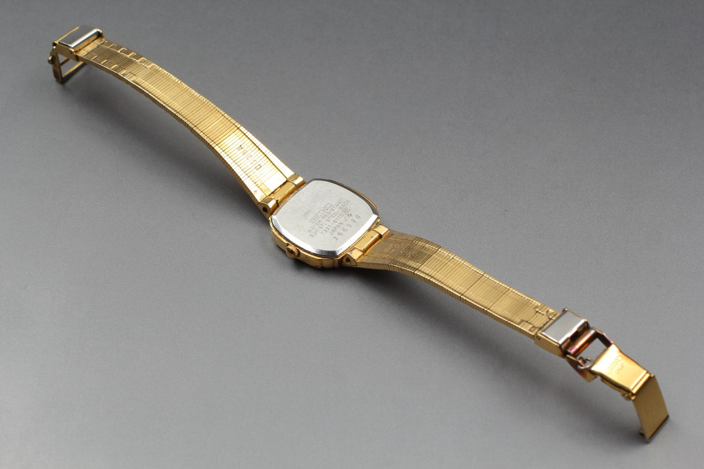 Vtg.1983 [Near MINT] SEIKO 7321-5110 Gold Bracelet Quartz Ladies Watch JAPAN