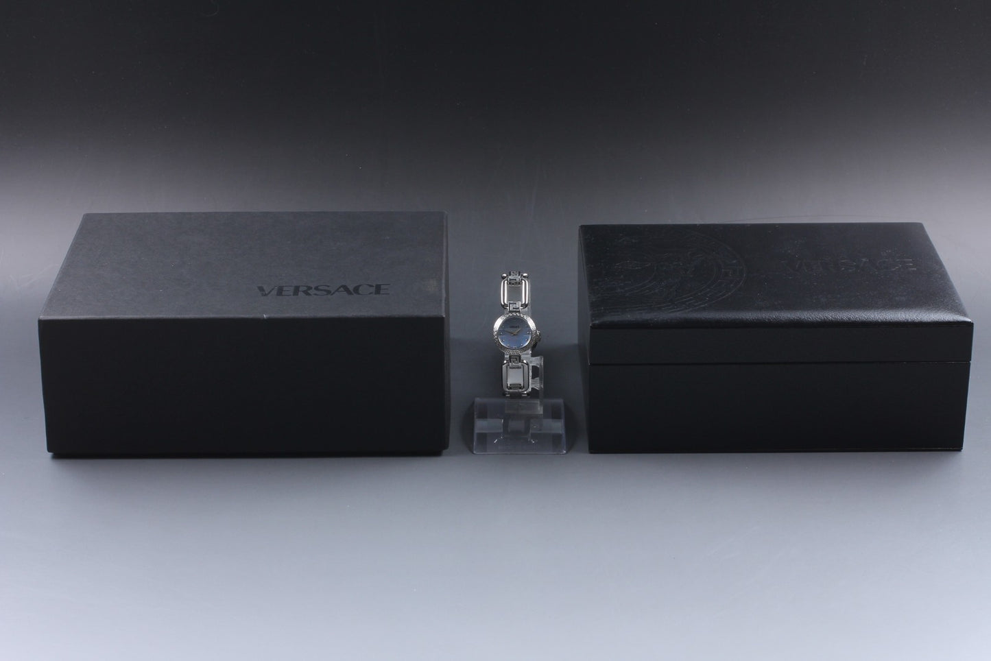 [N MINT Fullset] VERSACE Medusa Corniche DSQ99 Bracelet Quartz Ladie Watch JAPAN