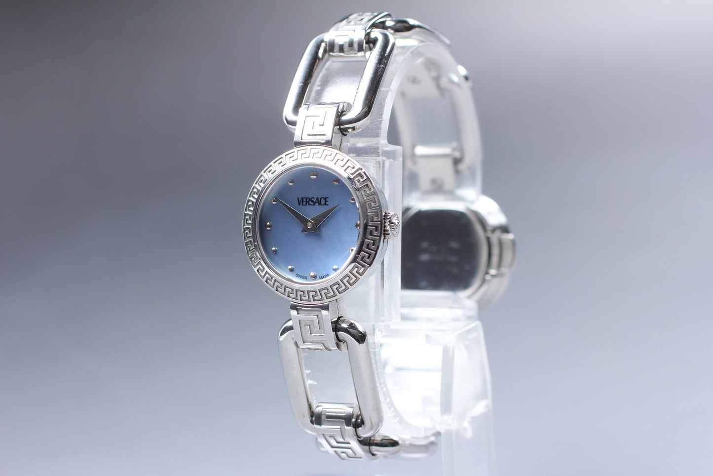 [N MINT Fullset] VERSACE Medusa Corniche DSQ99 Bracelet Quartz Ladie Watch JAPAN