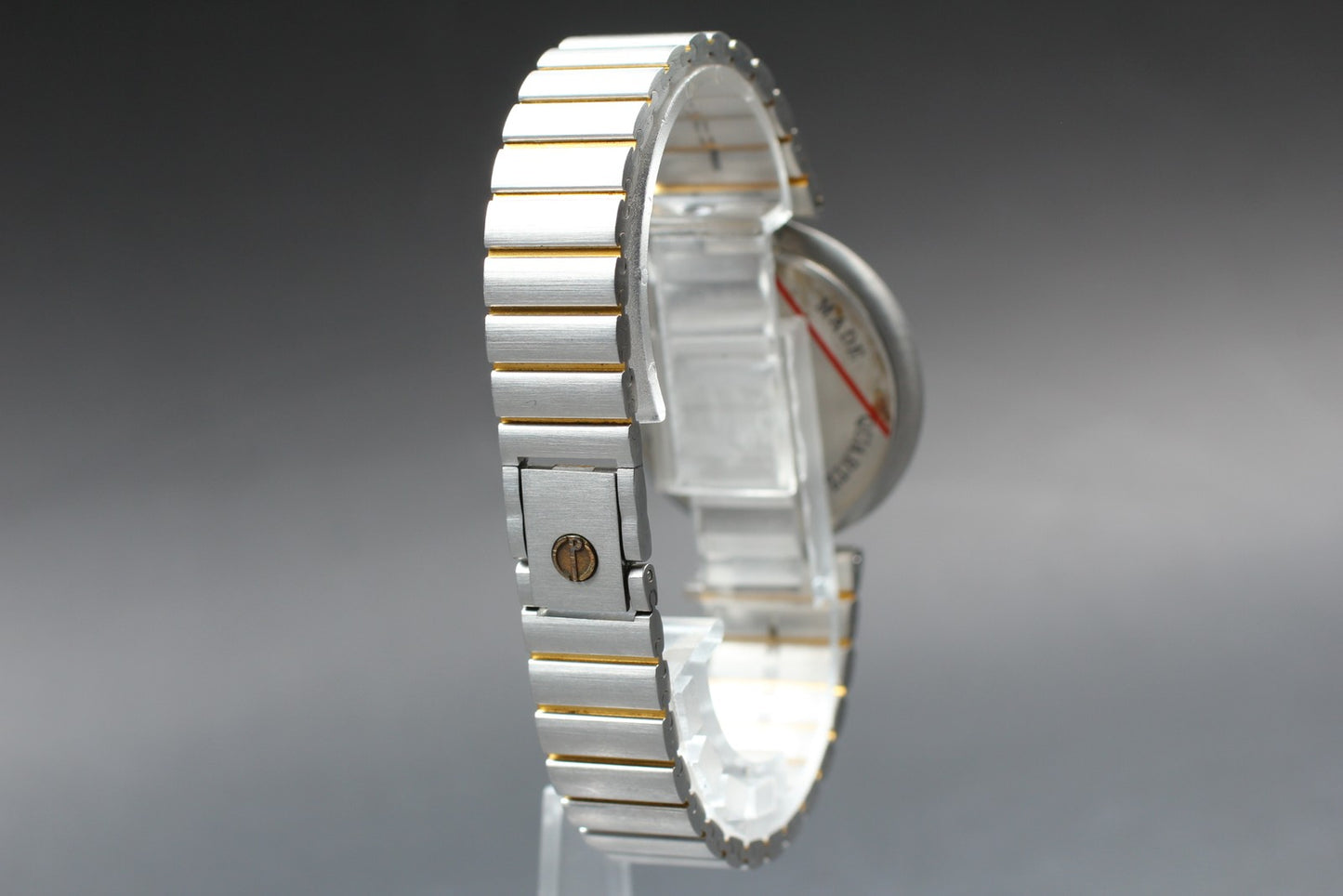 [N MINT] DUNHILL P00V 12P Diamond Round 33mm Bracelet Quartz Men's Watch JAPAN