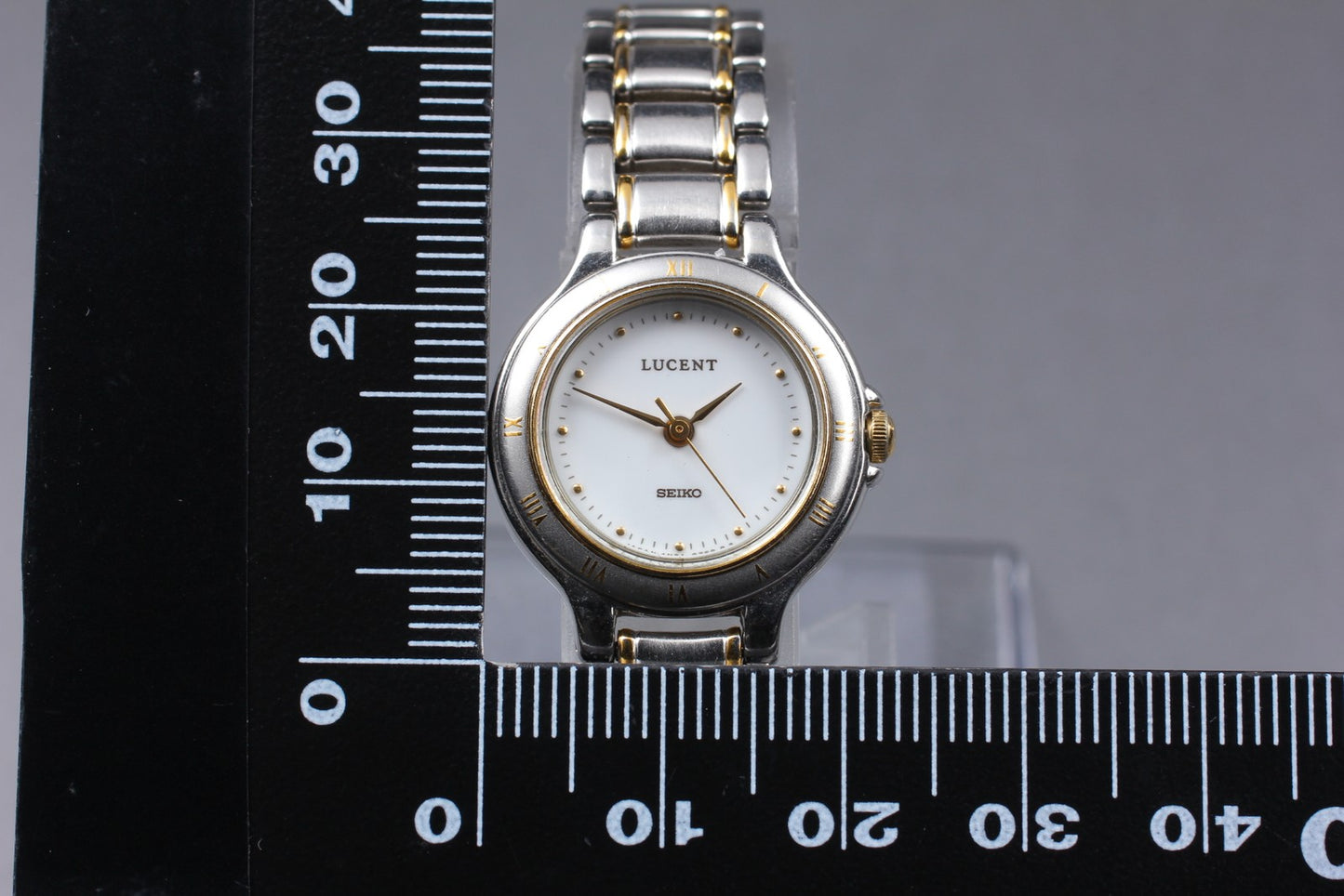 Vtg.1992 [N MINT / New Batt] SEIKO Lucent 4N21-0370 Quartz Ladies Watch JAPAN