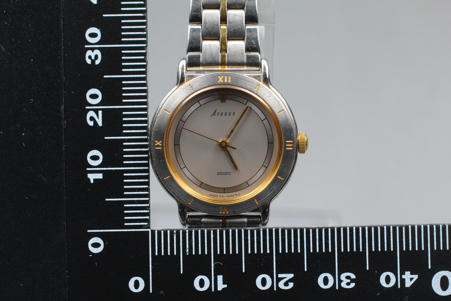Vyg.[N MINT] SEIKO 7N01-6B80 1F21-0E30 Roman Two Tone  Quartz Pair Watch JAPAN