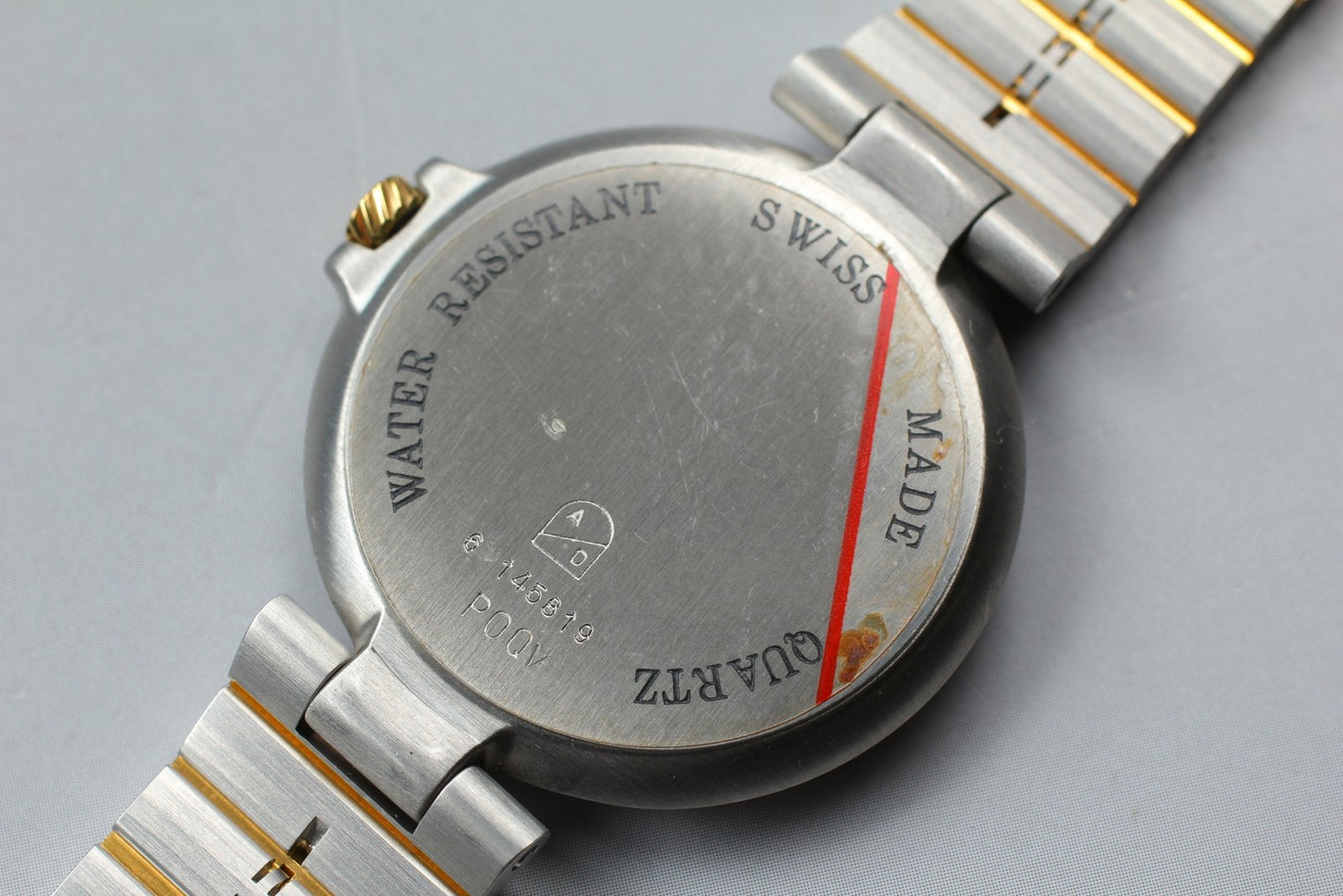 [N MINT] DUNHILL P00V 12P Diamond Round 33mm Bracelet Quartz Men's Watch JAPAN
