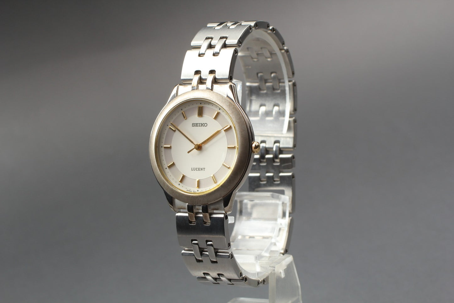 Vtg.1986  [N MINT / New Batt]  SEIKO Lucent 7N21-0030 Quartz Ladies Watch JAPAN