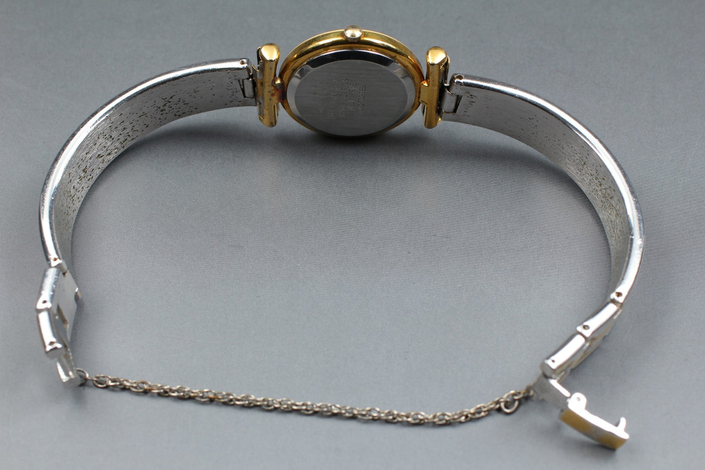 Vtg.1994 [Exc+5] SEIKO 2C21-0190 24mm Bracelet Quartz Ladies Watch From JAPAN