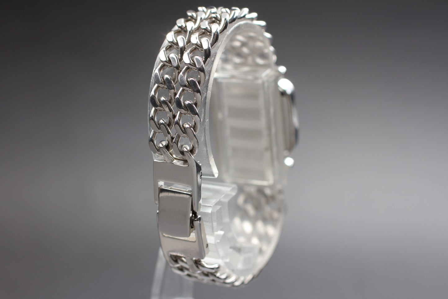 Vtg.1985 [Near MINT] SEIKO 2C21-5360 Tank Bracelet Quartz Ladies Watch JAPAN