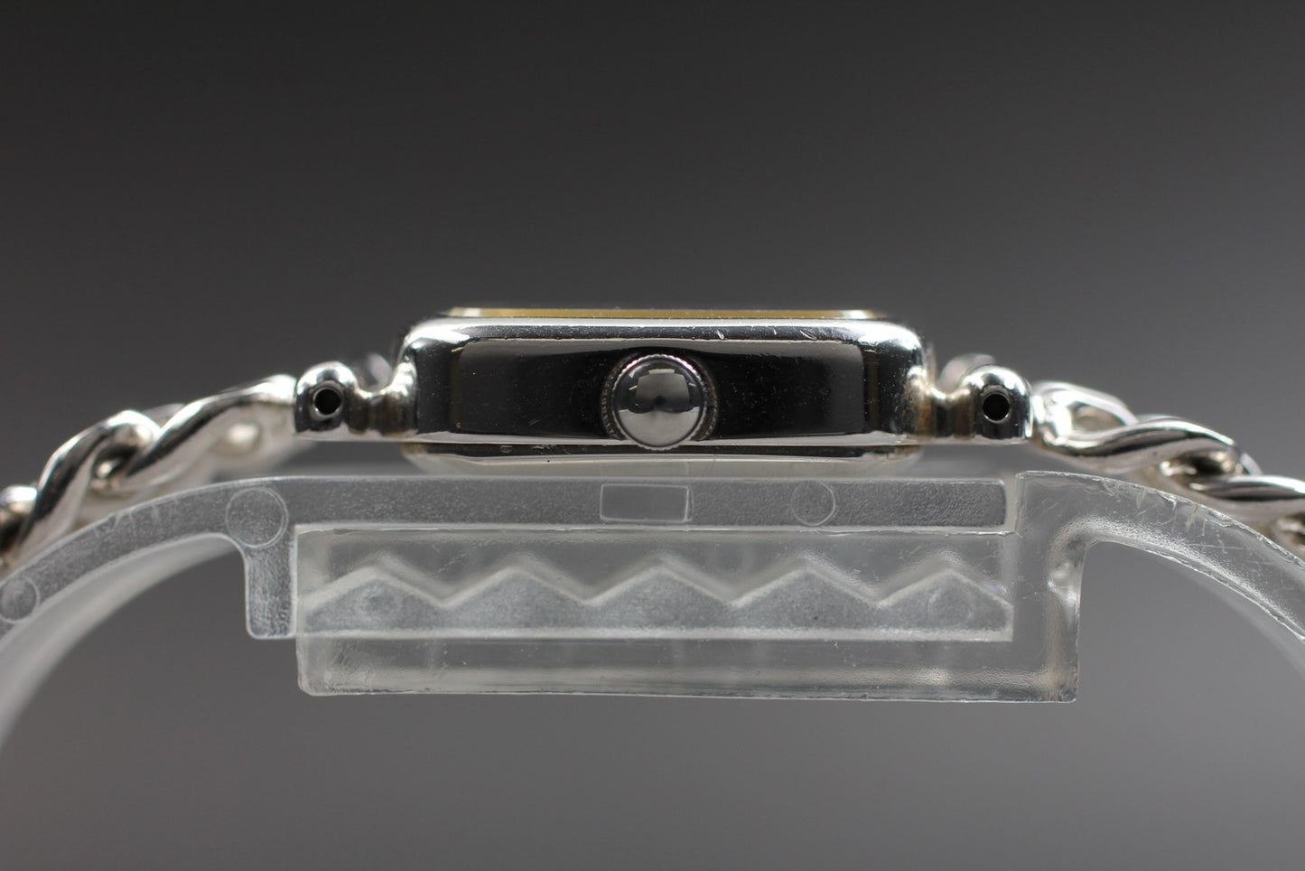 Vtg.1985 [Near MINT] SEIKO 2C21-5360 Tank Bracelet Quartz Ladies Watch JAPAN