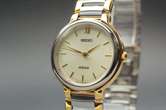 Vin.1994 [Near MINT] SEIKO AVENUE 7N01-6F50 Quartz Bracelet Men's Watch JAPAN