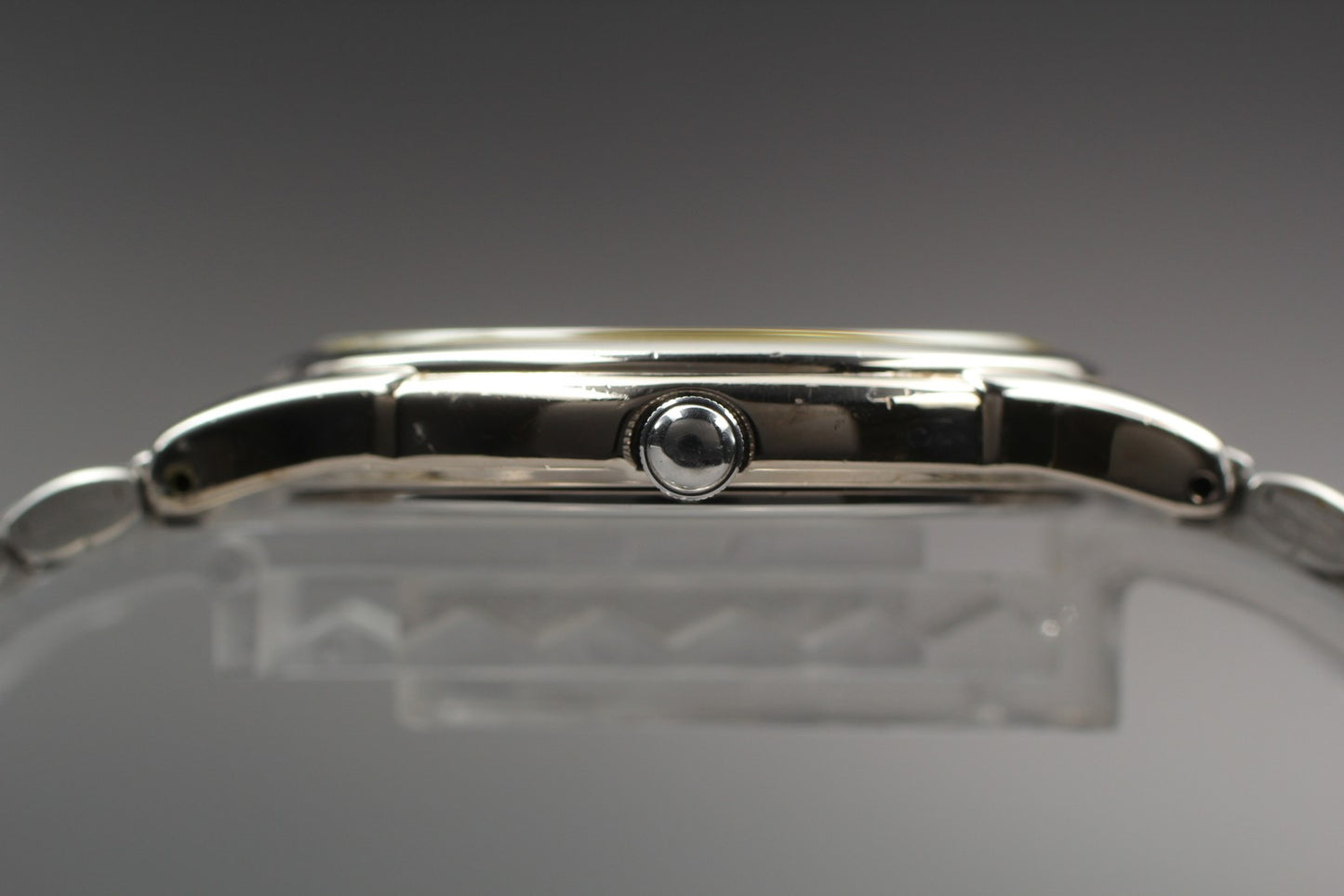 Vtg.1985 [Near MINT] SEIKO 7N01-7140 33mm Silver Quartz Men's Watch From JAPAN