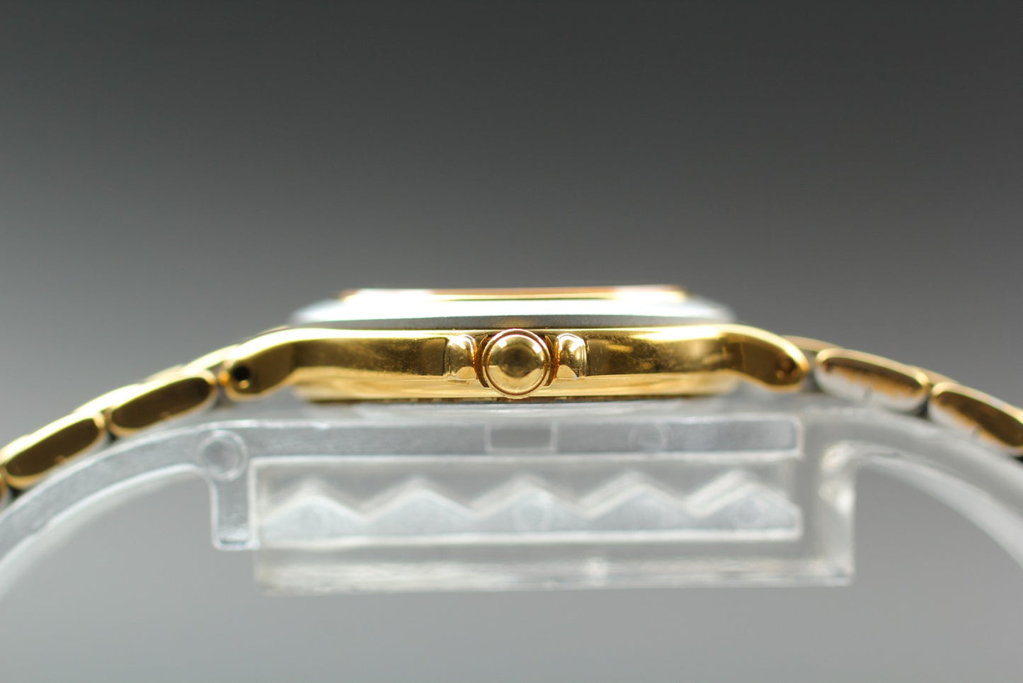 Vin.1988[N MINT] SEIKO Lucent 4N21-0340 Gold Bracelet Quartz Ladies Watch JAPAN