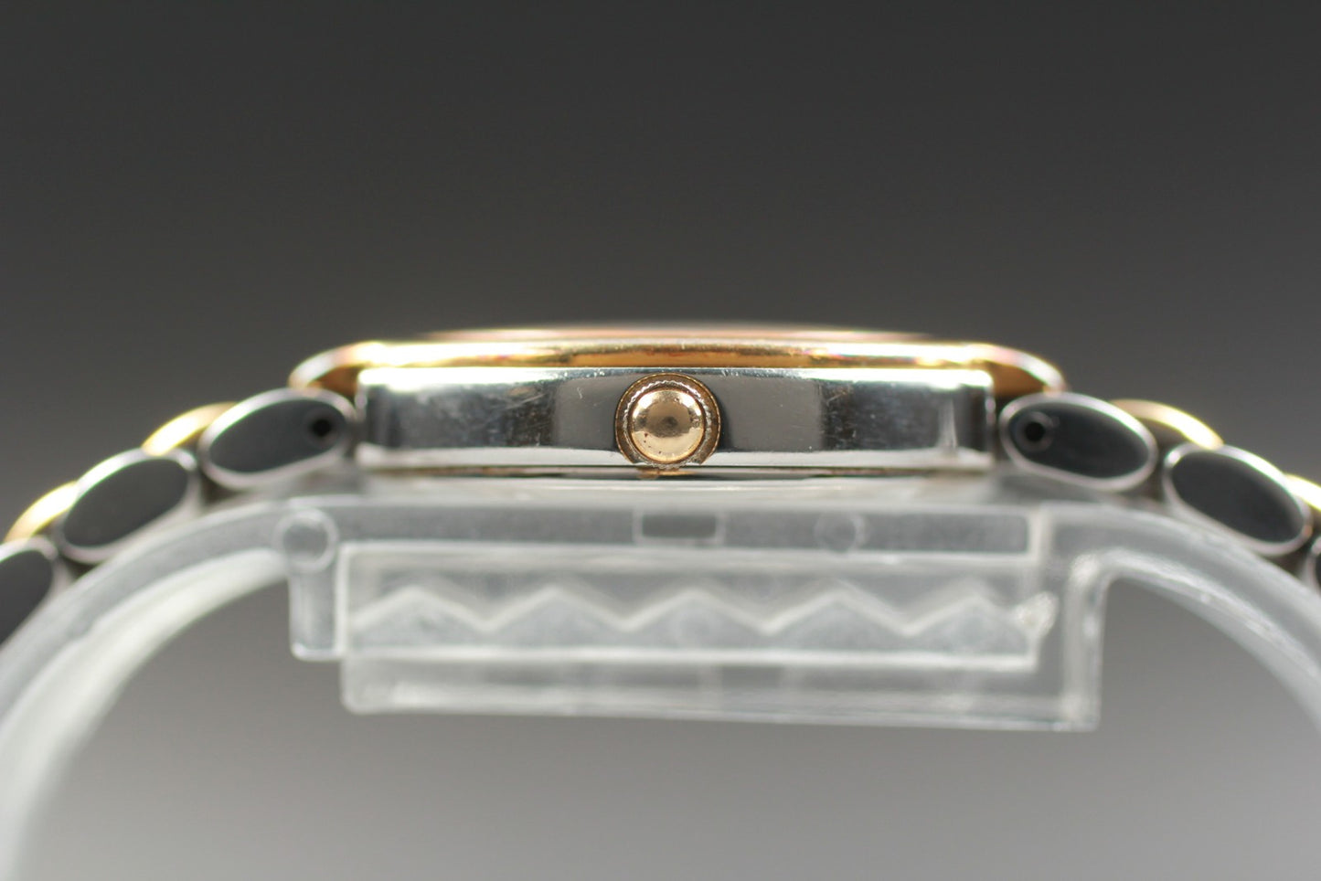 Vtg.1987[N MINT] SEIKO CREO 2P21-0C10 Roman Round 25mm Quartz Ladies Watch JAPAN