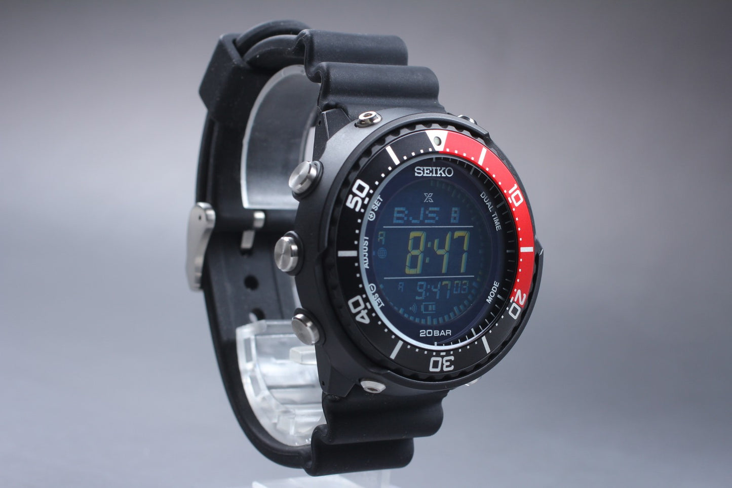 MINT Fullset.SEIKO Prospex S802-00A0 Solar Digi-Tuna LOWERCASE Men's Watch JP