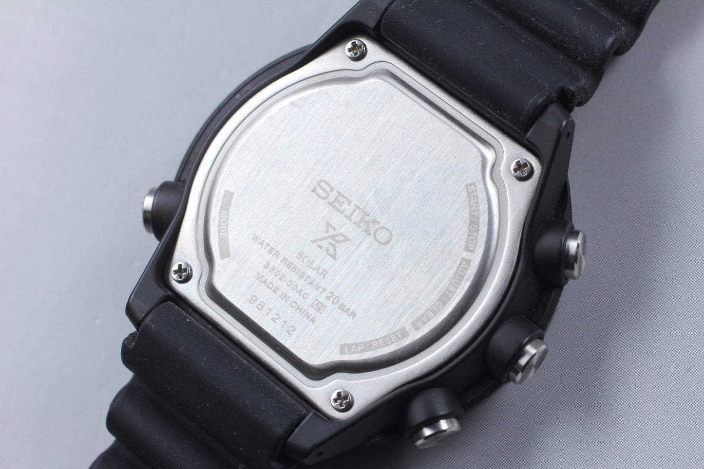 MINT Fullset.SEIKO Prospex S802-00A0 Solar Digi-Tuna LOWERCASE Men's Watch JP